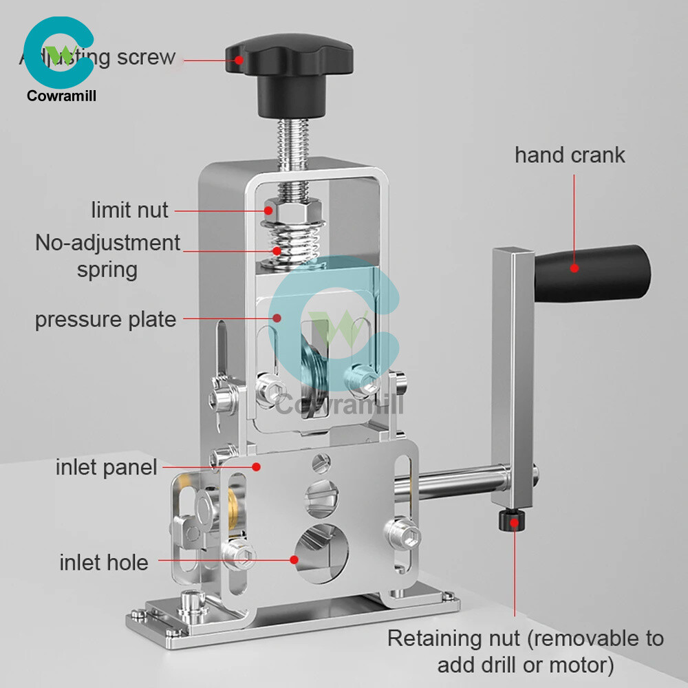 Manual Electric Wire Stripping Machine Cable Stripper Crank Scrap Copper Cutter