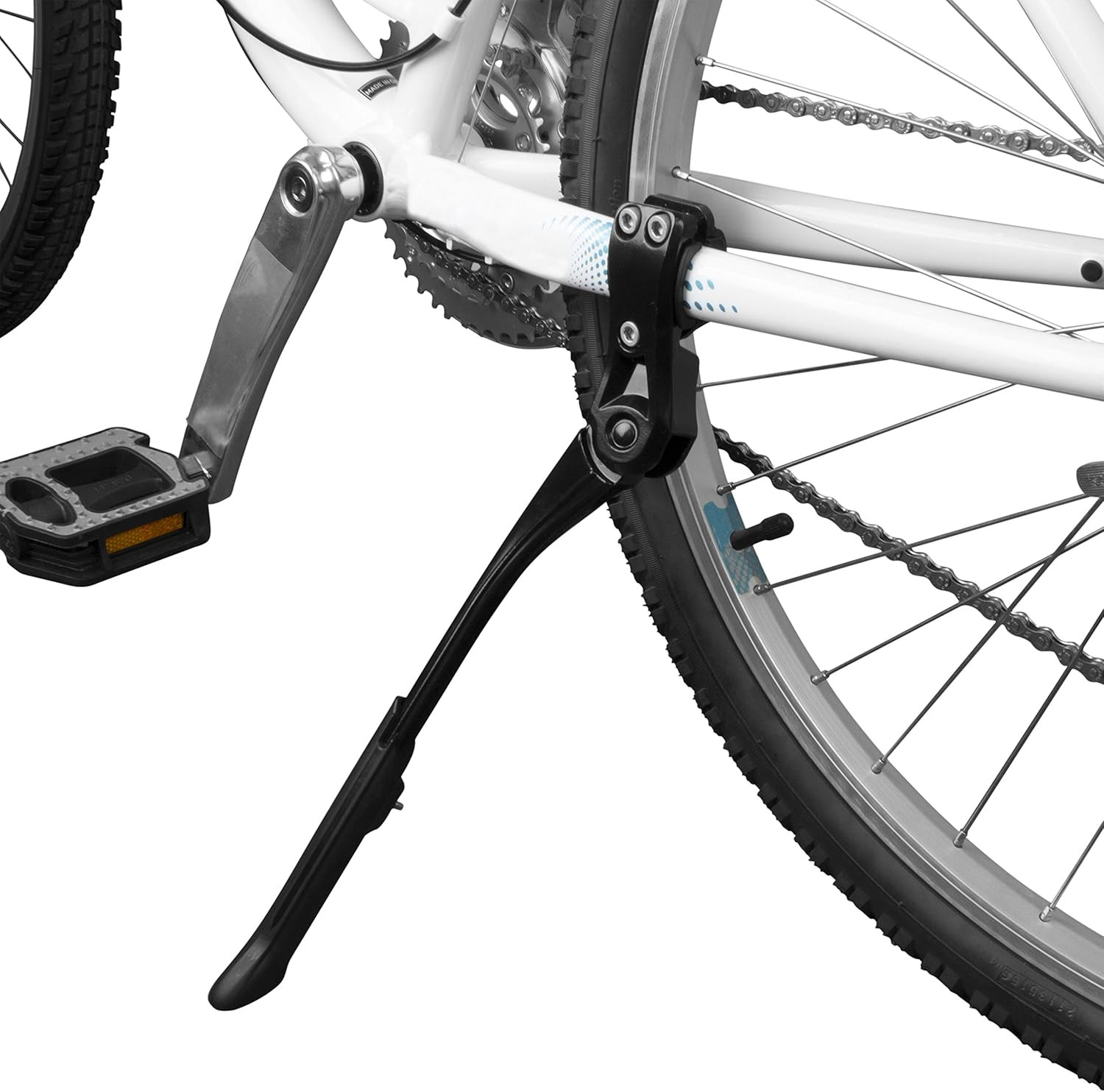 Rear Bike Stand for 24"-28" Bikes - Adjustable Bike Kickstand for Adult Bike wit