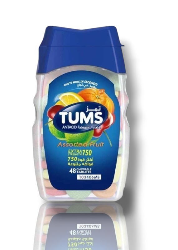 TUMS TUMS Chewable Tablets 48 – Calcium Supplement