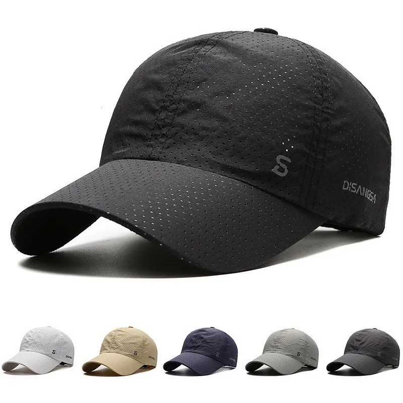 Quick-Dry & Outdoor Men's Sun Hat for Summer Fishing - Baseball Cap Style