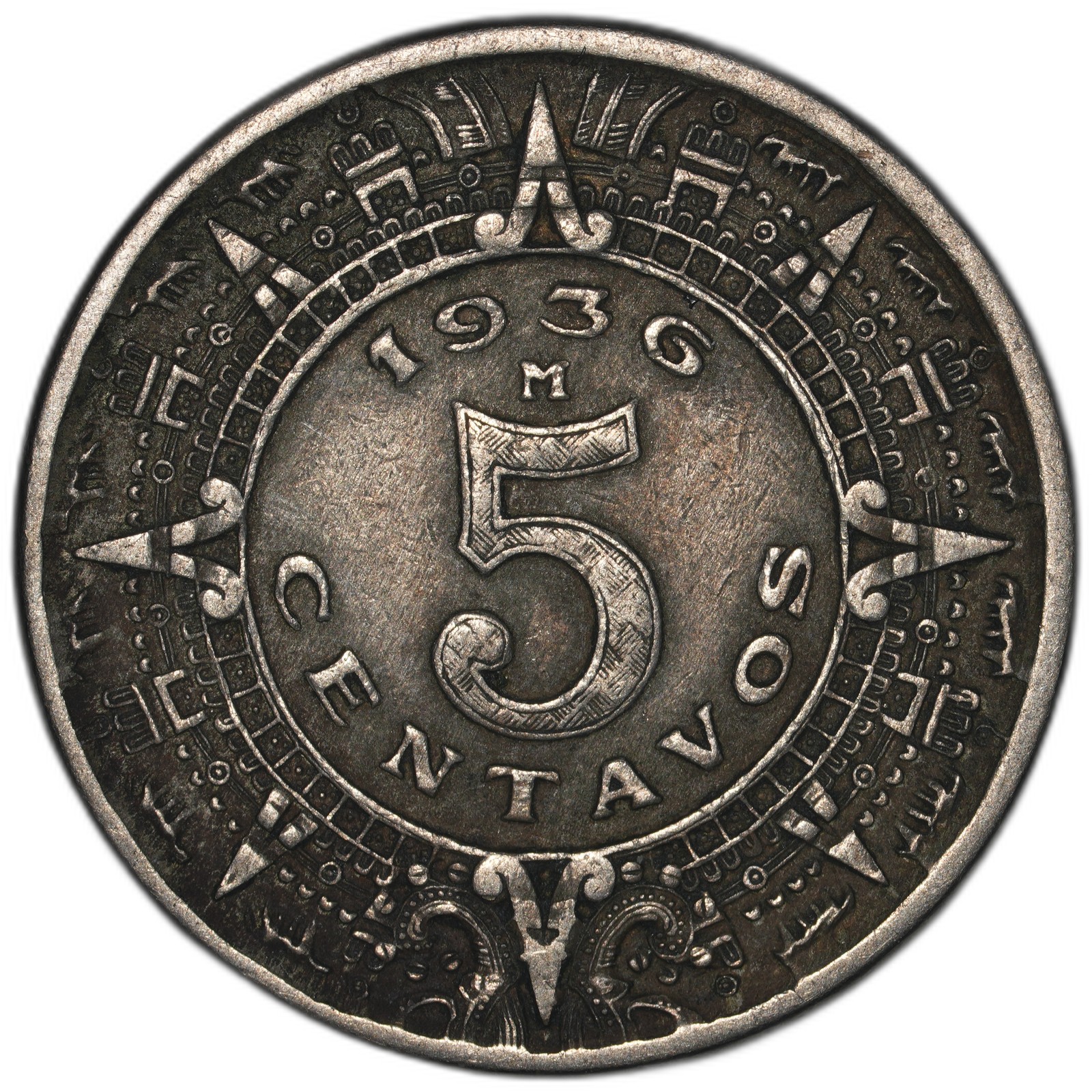 Mexico - 5 Centavos - 1936 - KM#423 - Item #2