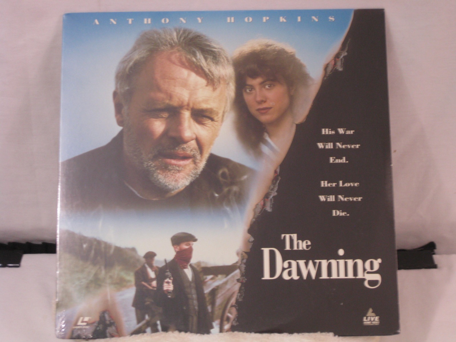 Anthony Hopkins 4 movie laserdisc lot Howard's End, Dawning, Edge VG/VG+/VG+