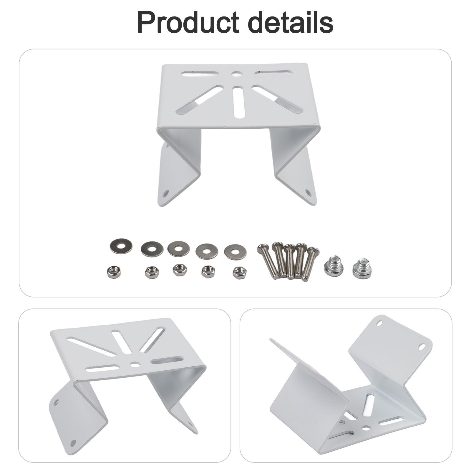 CCTV Wall Corner Bracket for Surveillance Camera Installation - Sturdy Design