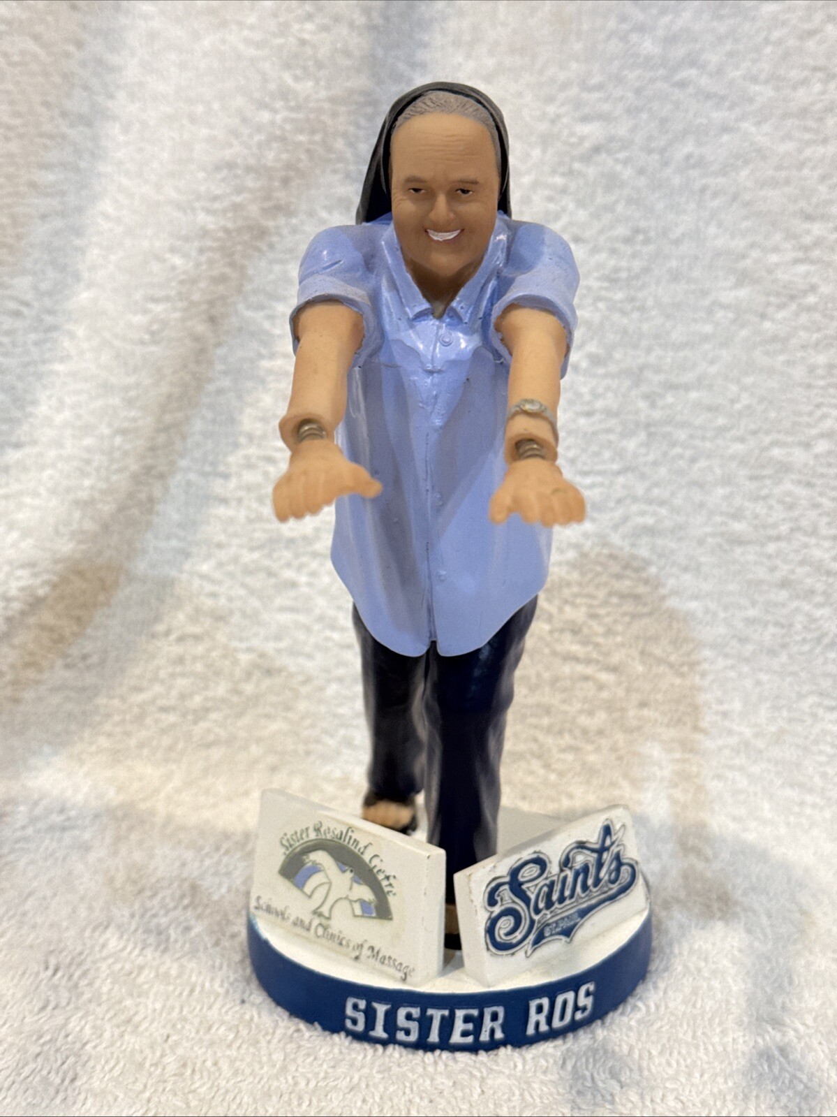 RARE 2006 St. Paul Saints Sister Ros Bobble Hands Doll, VERY NICE-LOOK!