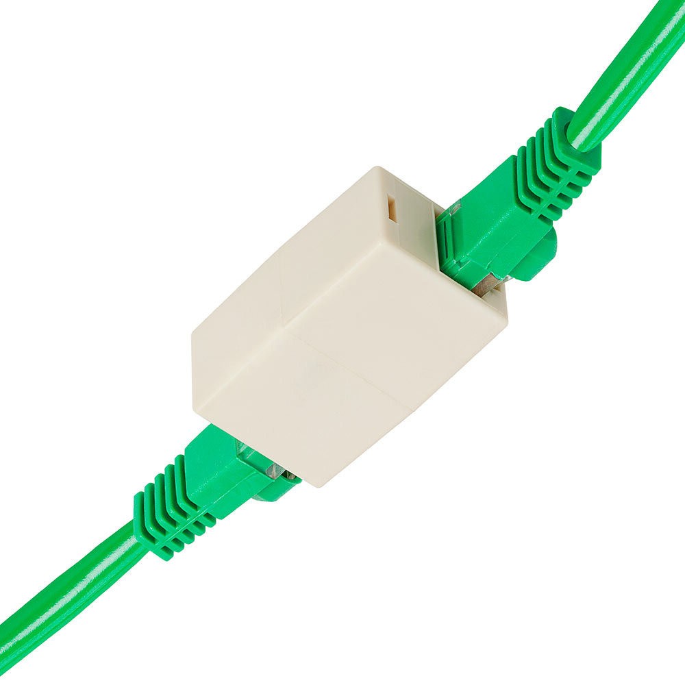 3PCS Ethernet Cable Coupler RJ45 Jack Cat5e Cat6 Network Cord Extender Connector