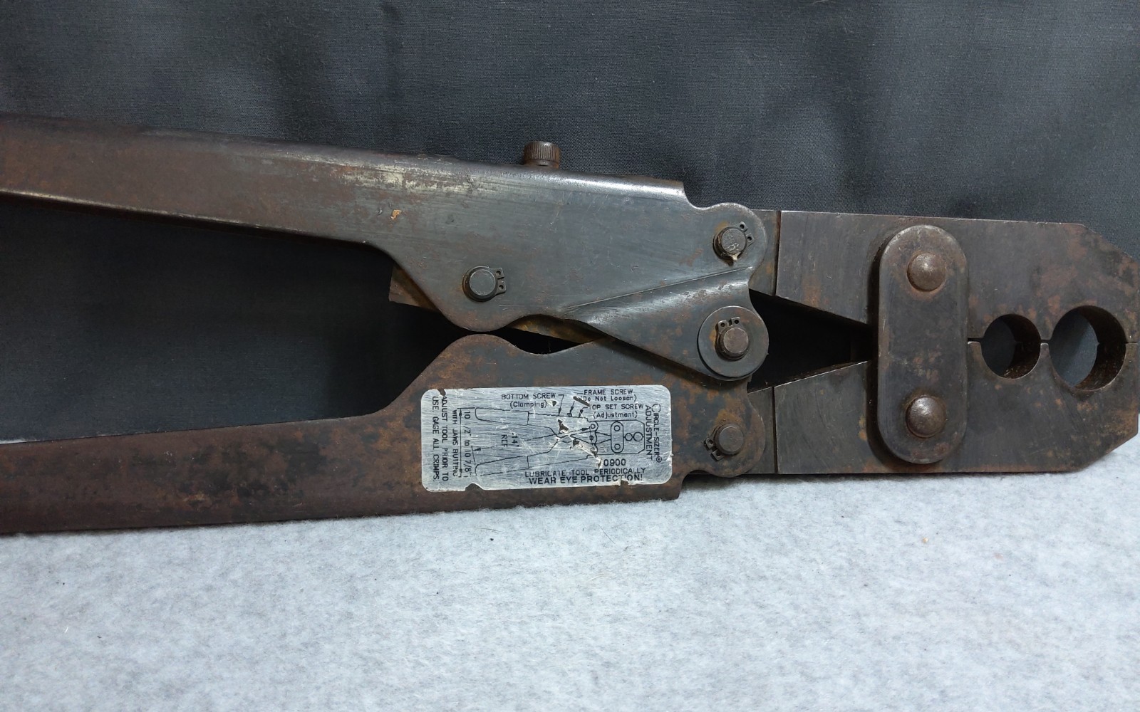 Vintage Circle Sizer Crimp Adjustment Tool 70900