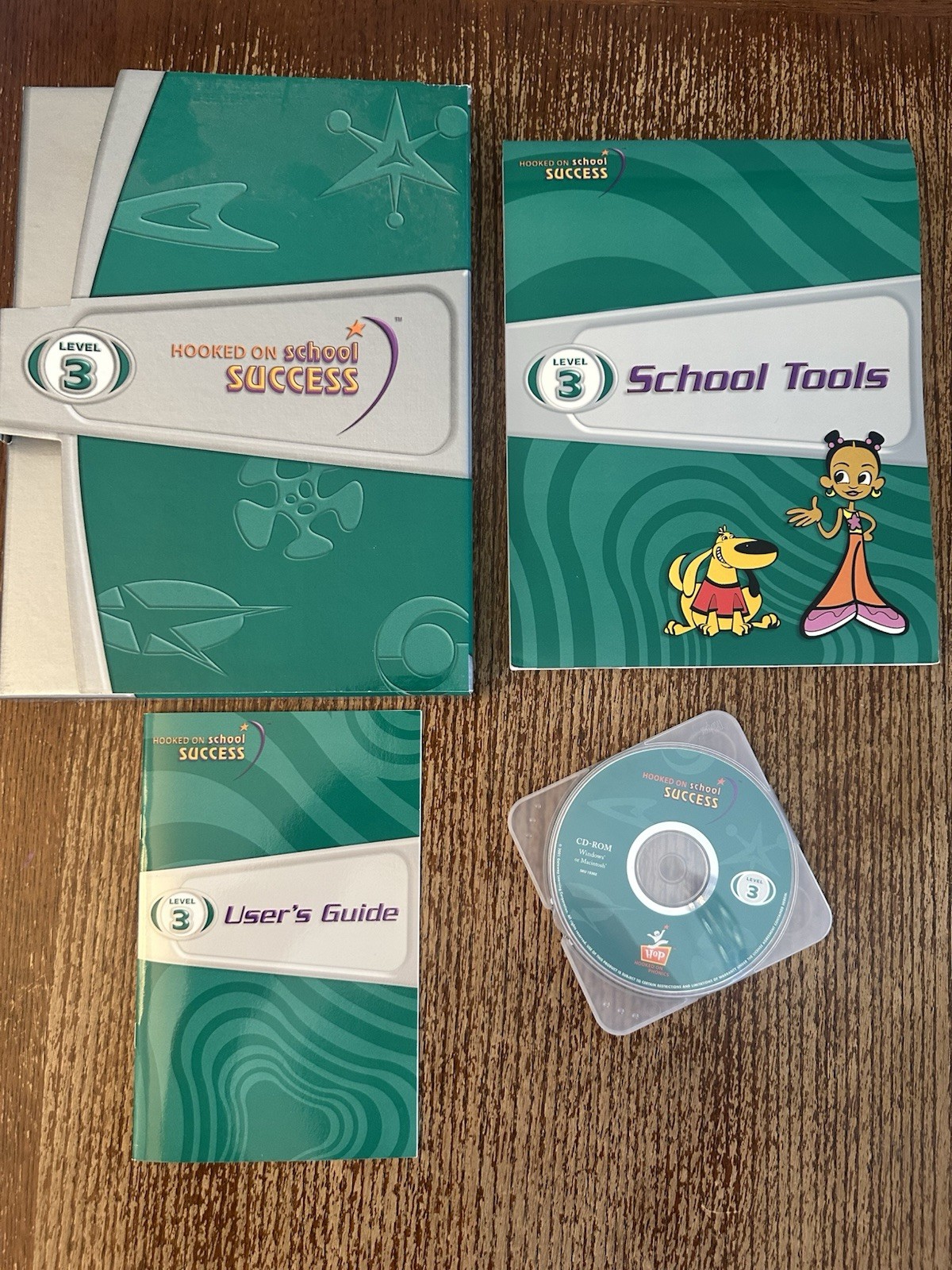 Hooked on School Success - Levels 1-4 & Parent's Toolbox - Never Used -