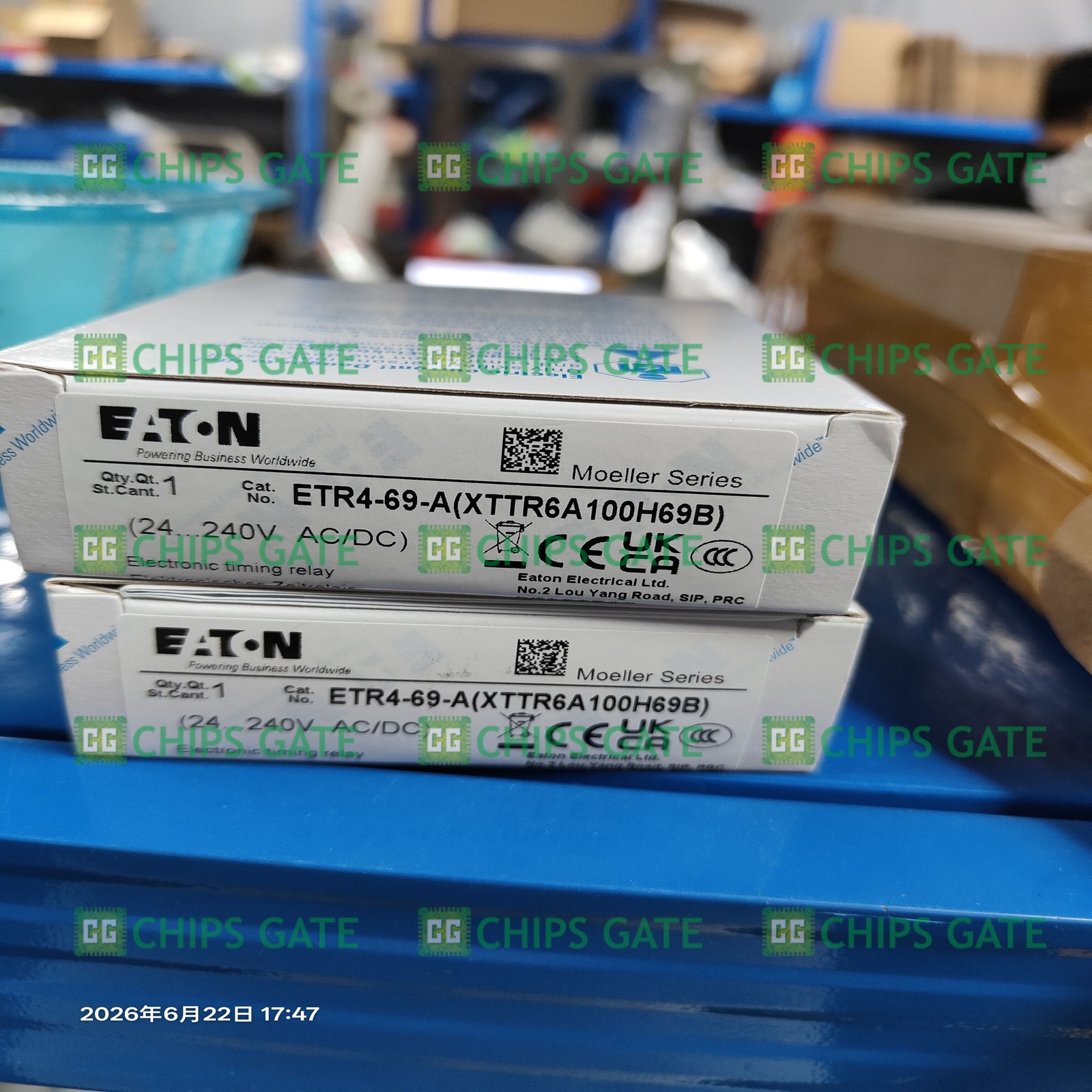 1PCS New original MOELLER time relay ETR4-69-A Fast Ship