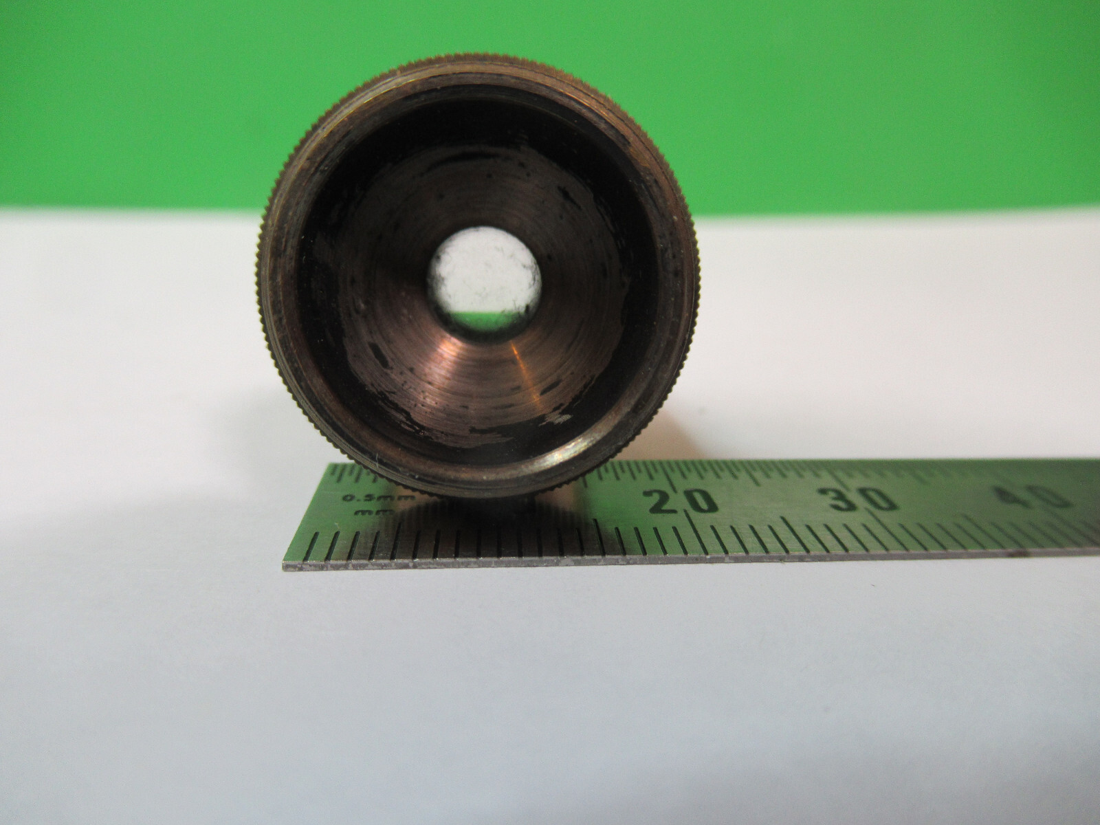 ANTIQUE BRASS SPENCER 10X LENS OBJECTIVE MICROSCOPE PART AS PICTURED &R2-A-20