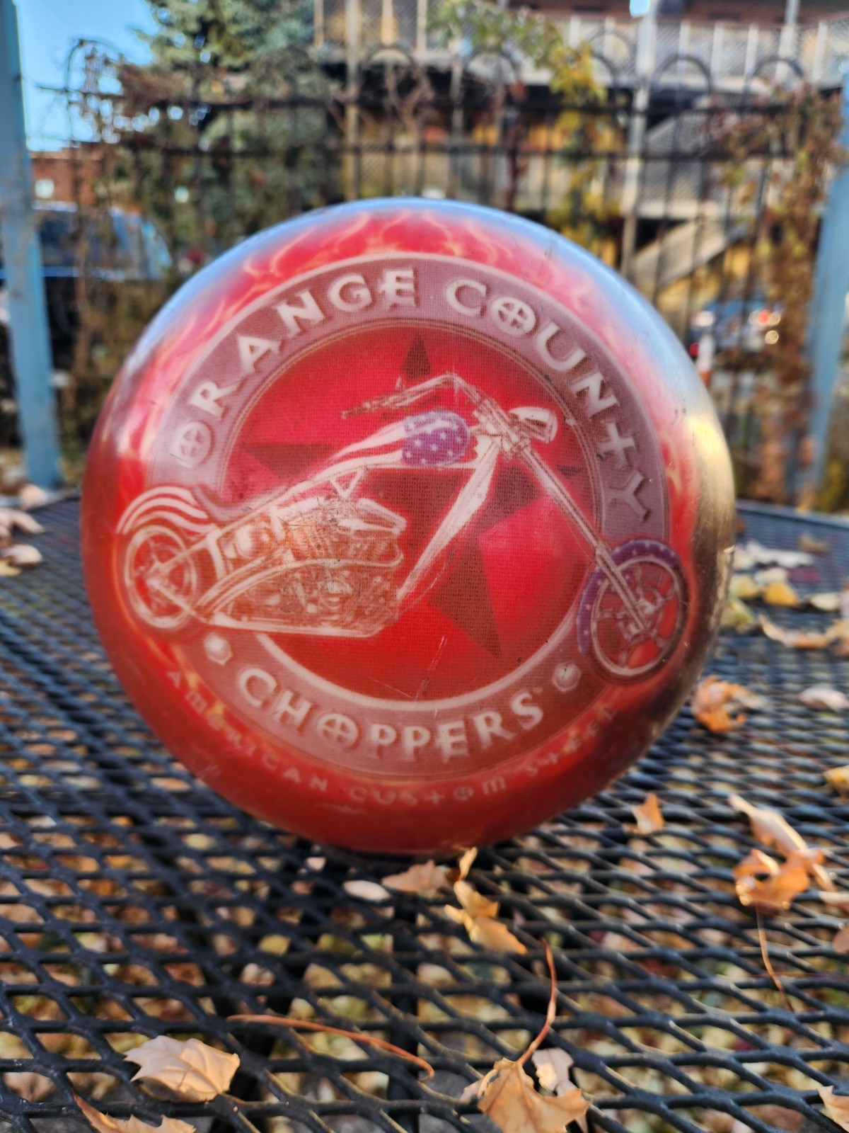 2004 Orange County Choppers 16 lbs. Bowling Ball Viz-A-Ball Made in USA JST2099