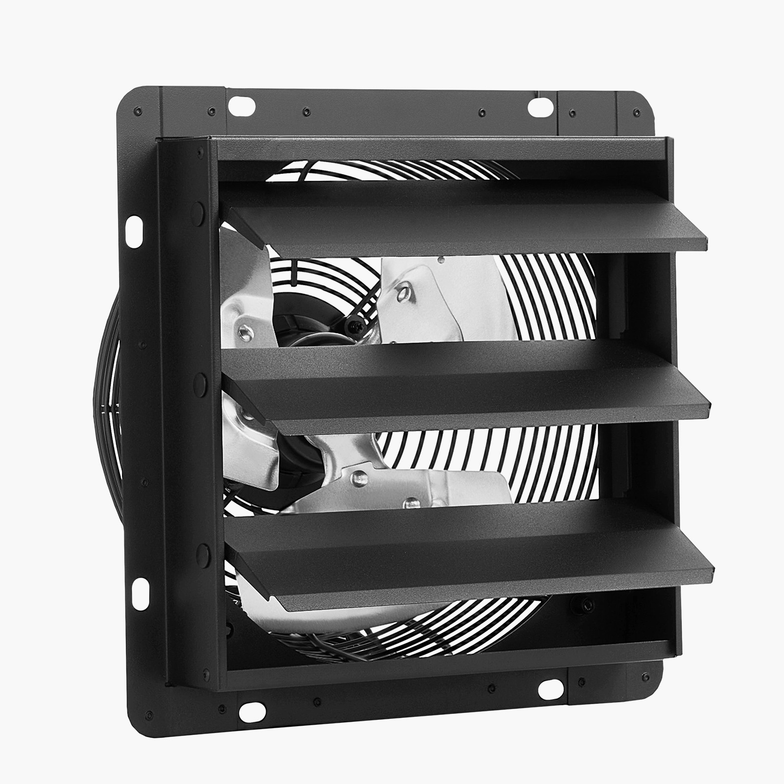 Uimoso 12-inch Wall-Mount Shutter Exhaust Fan with Smart Controller