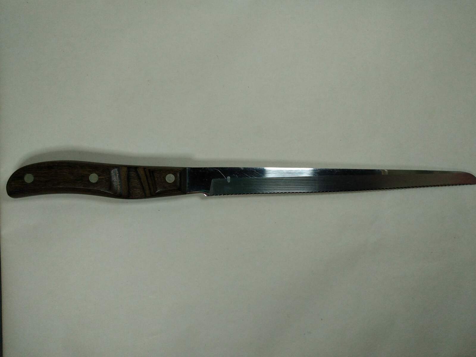 Vtg Ecko Arrowhead 10" Serrated Blade Carving Knife 15” Length