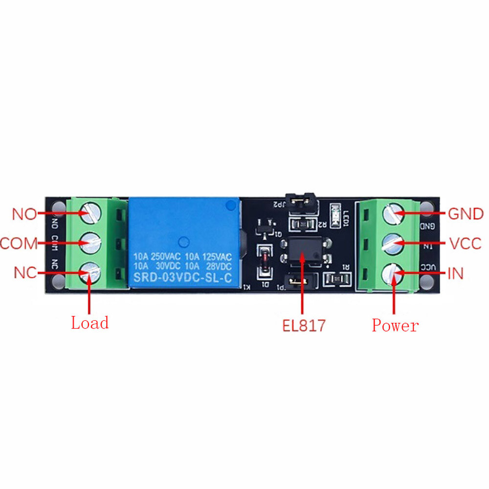 1 Channel Relay Module 3V Isolated Drive Control Module High Level Drive Board