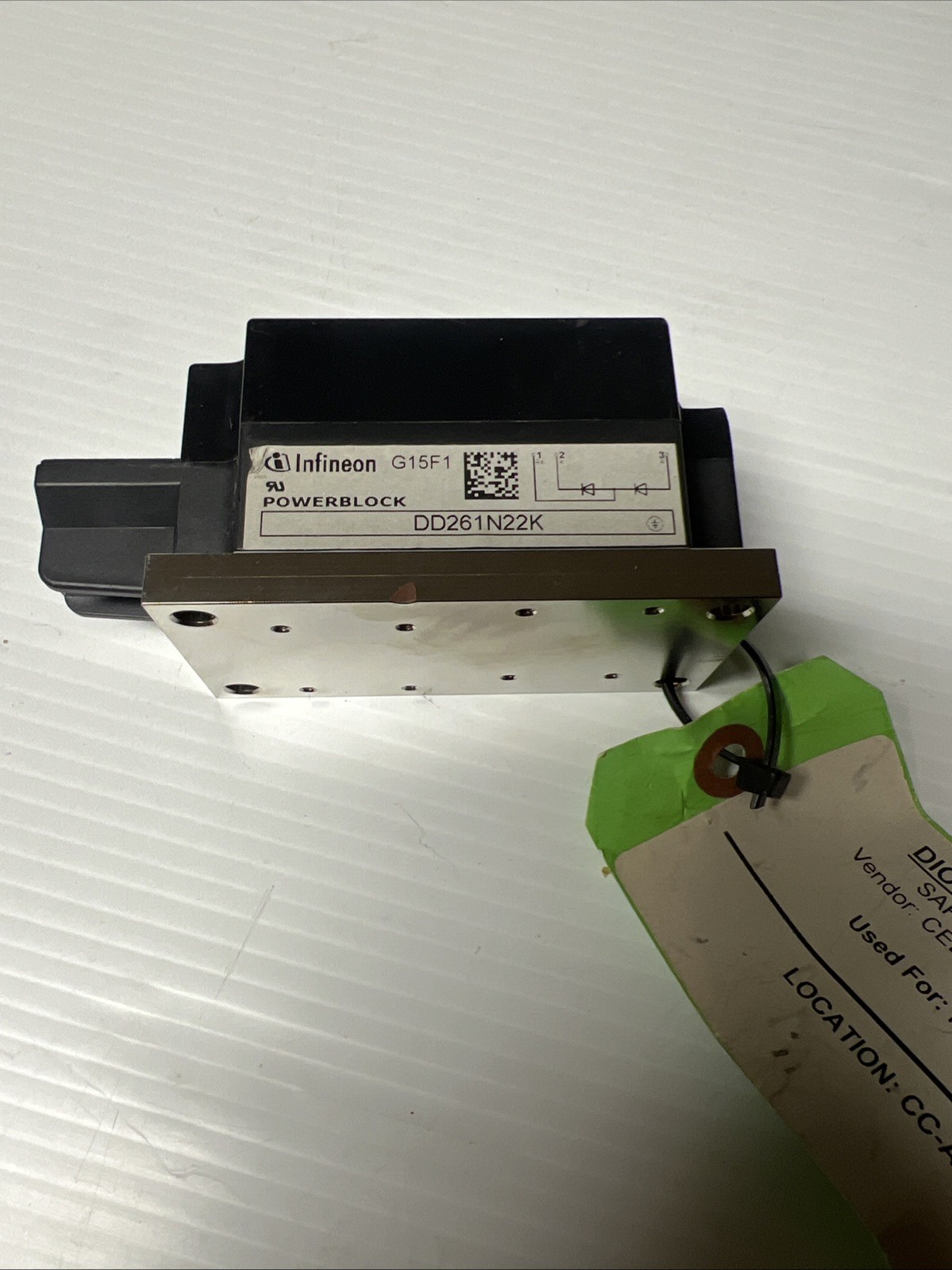 Infineon DD261N22K Powerblack Diode PK,260A 2200V  G15F1 New No Box
