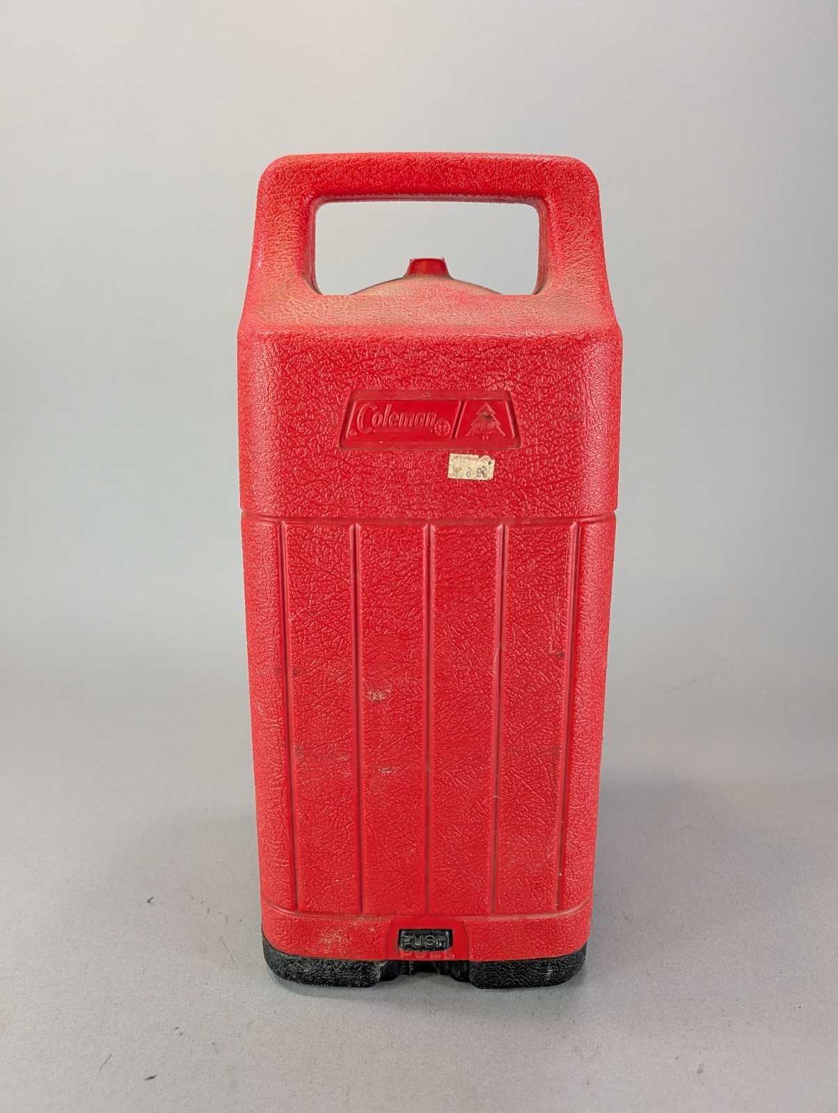 Coleman 200 Lantern Red Plastic Carrying Case Vintage