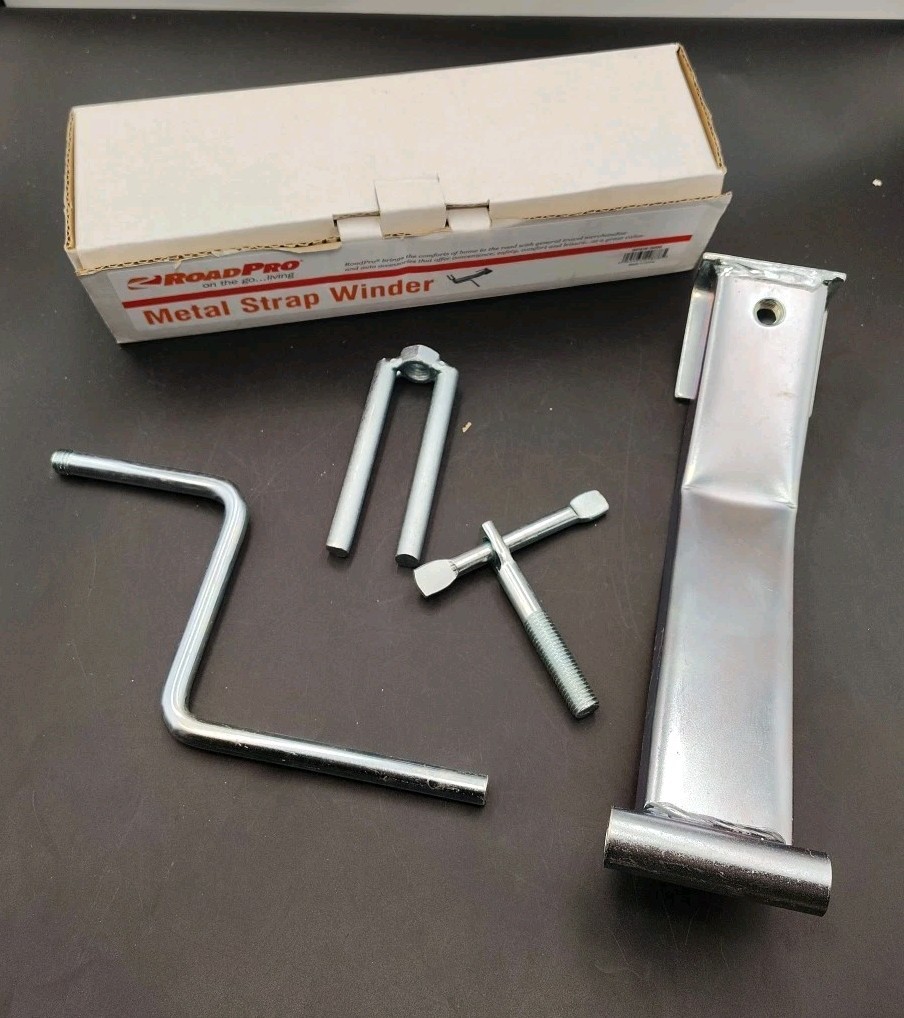 RoadPro RPSW-5000 Metal Strap Winder for Flatbed Trailers 2" - 4" Winch Straps