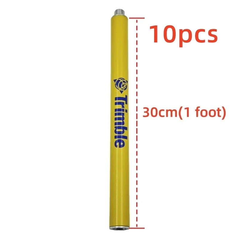 10 PCS 30cm Surveying Extension Pole Prism Antenna Extend Section For Trimble