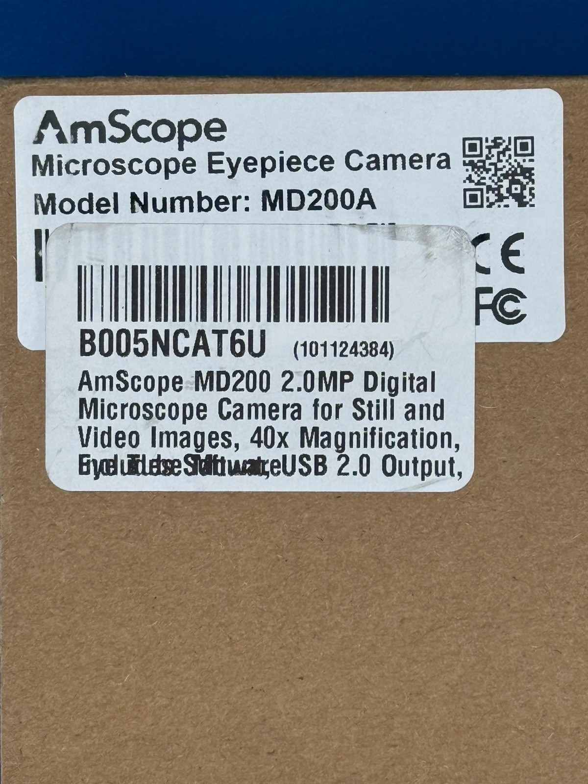 New AMSCOPE MD200A 40X Mag USB MICROSCOPE EYEPIECE CAMERA & Software Instruction