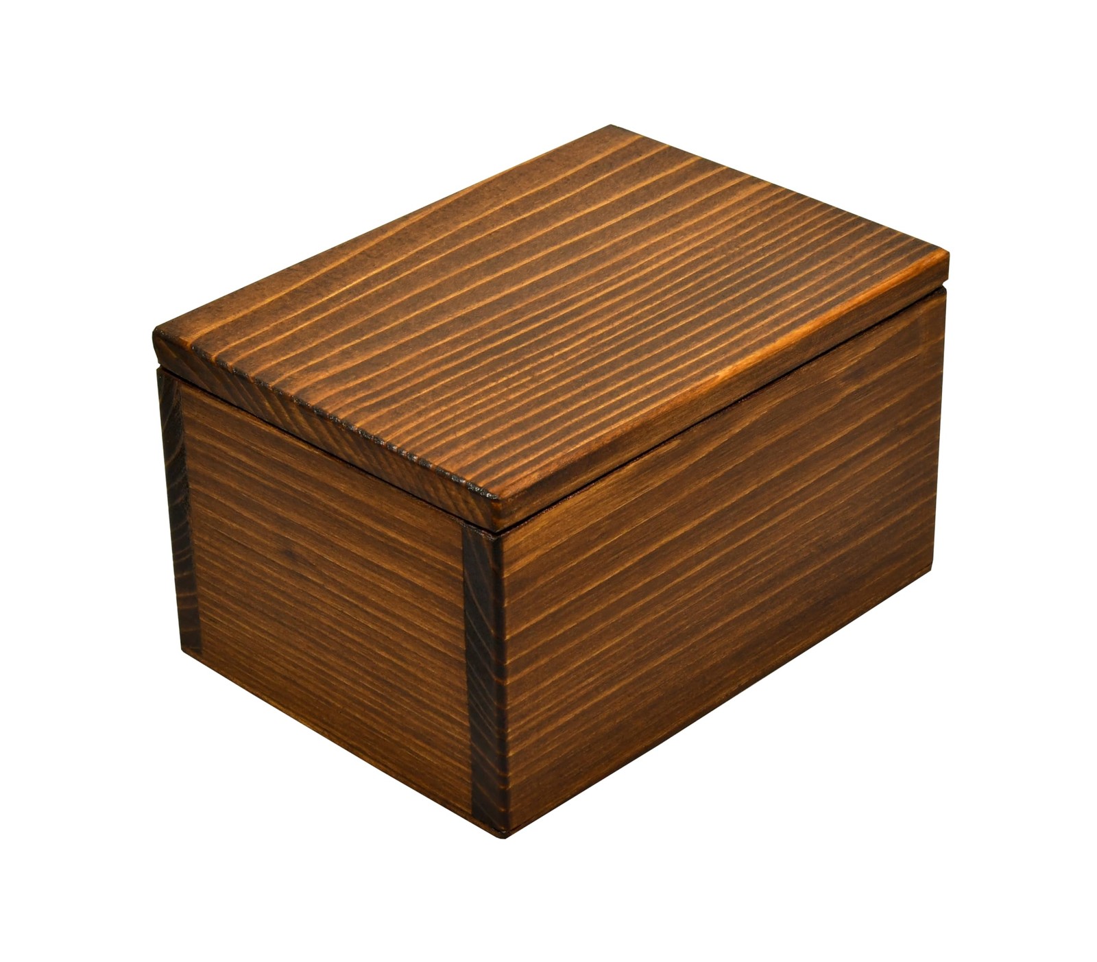 Wooden with Lid and Compartment under False Bottom