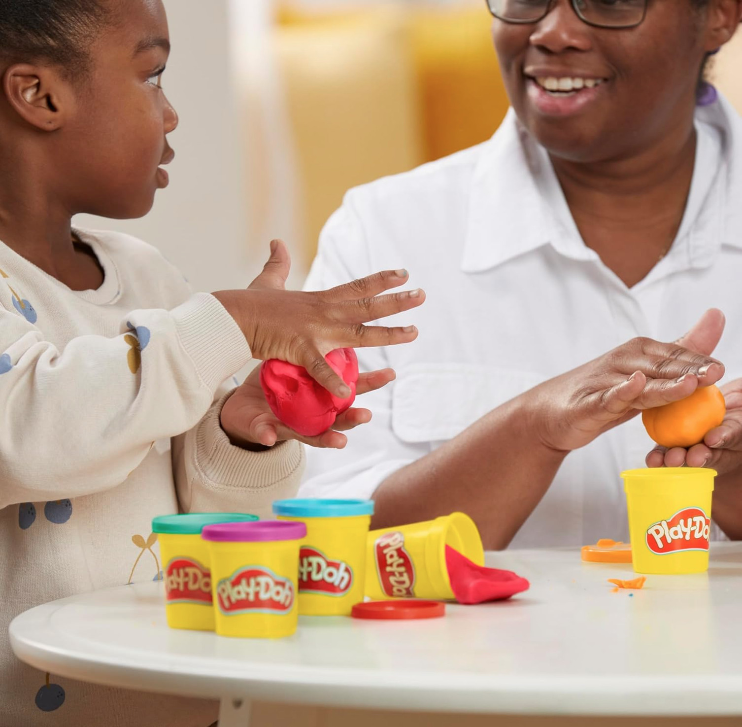 Play-Doh Modeling Compound 10-Pack Assorted Colors Non-Toxic 2 oz Cans Preschool