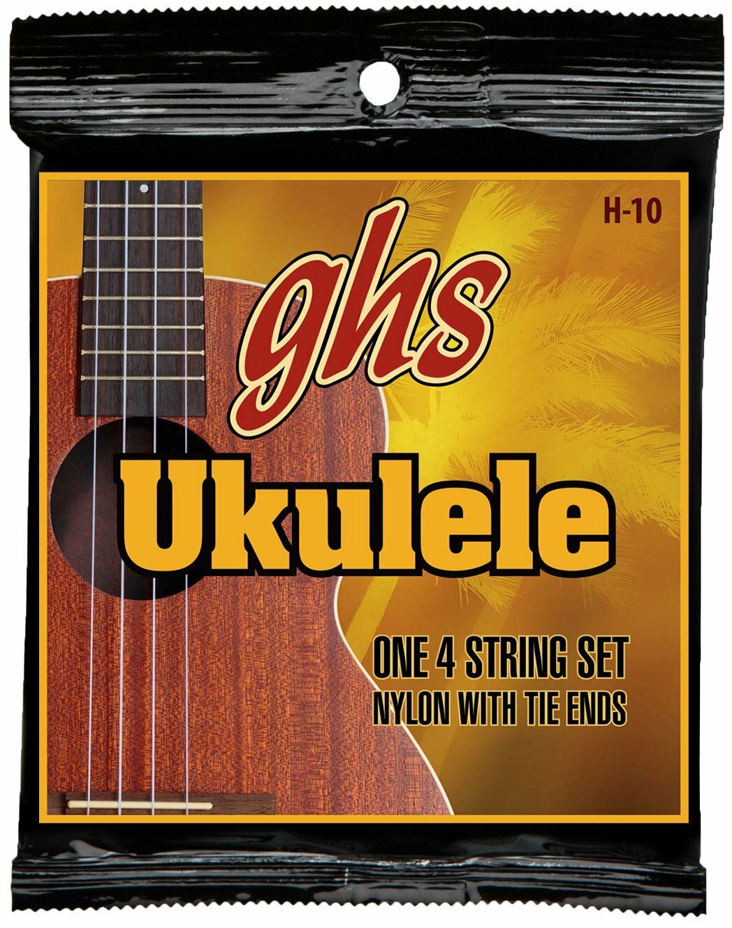 2 Sets GHS H-10 Nylon Hawaiian Soprano / Concert Ukulele Strings