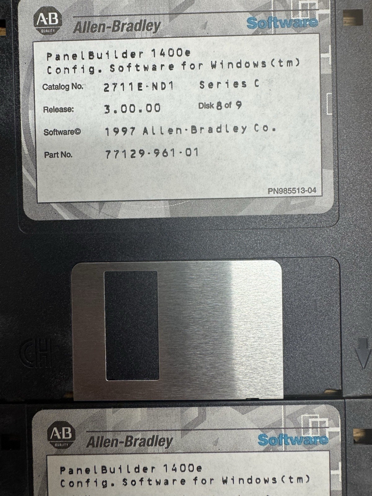 Allen Bradley Software Floppy Disk Lot