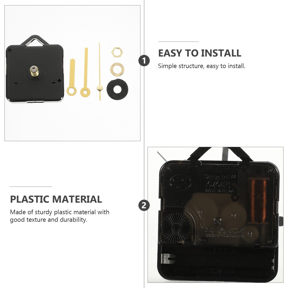 Clock Movement Replacement Kit Plastic Wall Clock Motor Mechanism
