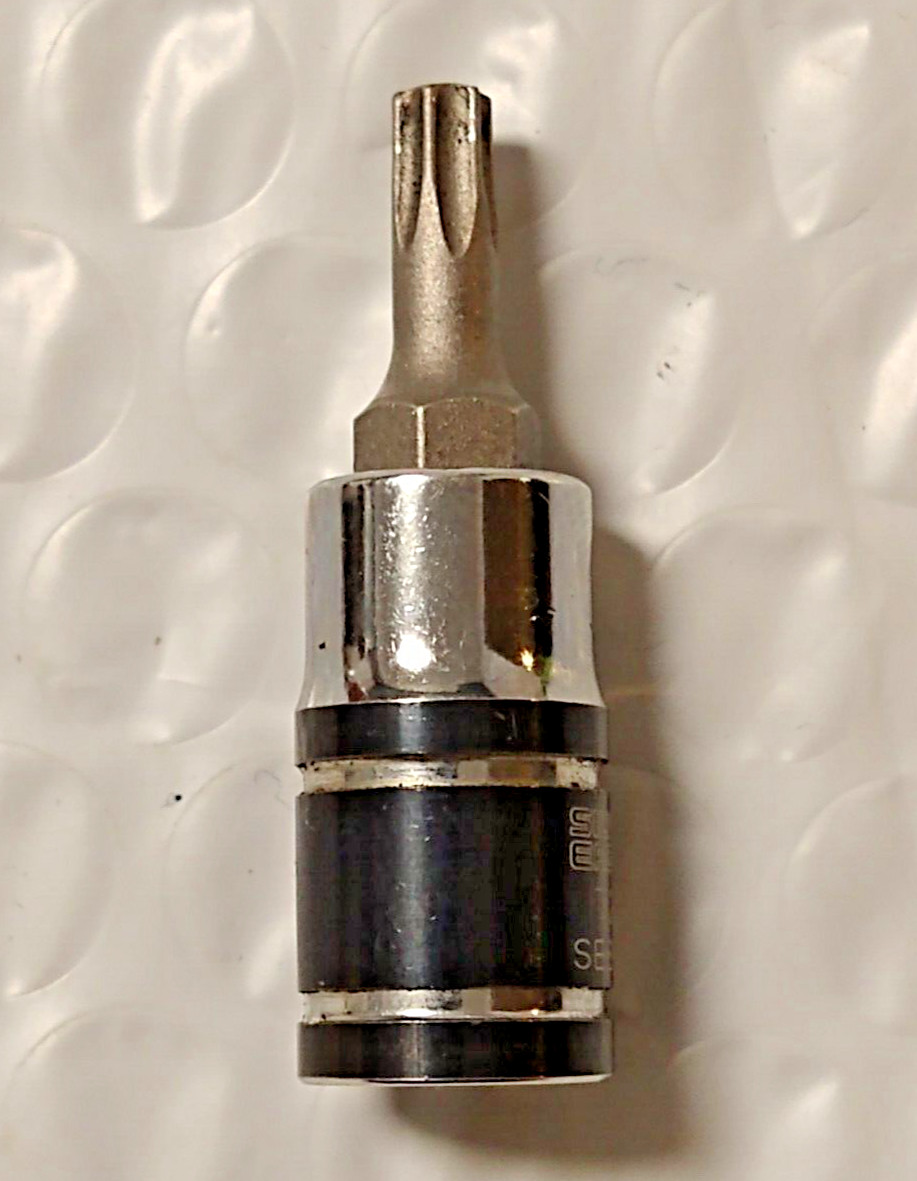 MATCO TOOLS SEBTP20, 1/4" SOCKET DRIVEN, T20H TORX BIT *TAMPER RESISTANT"