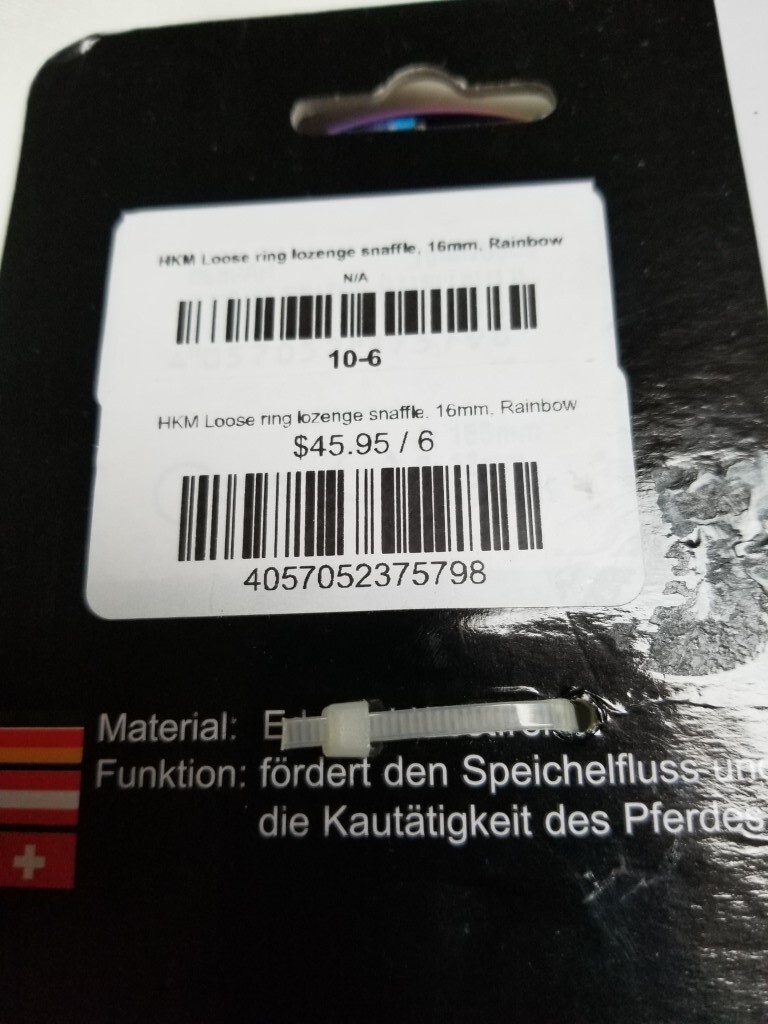 HKM 4057052375798 Double Broken Bit -Rainbow- 16 Mm0000 Color Is Not Relevant70