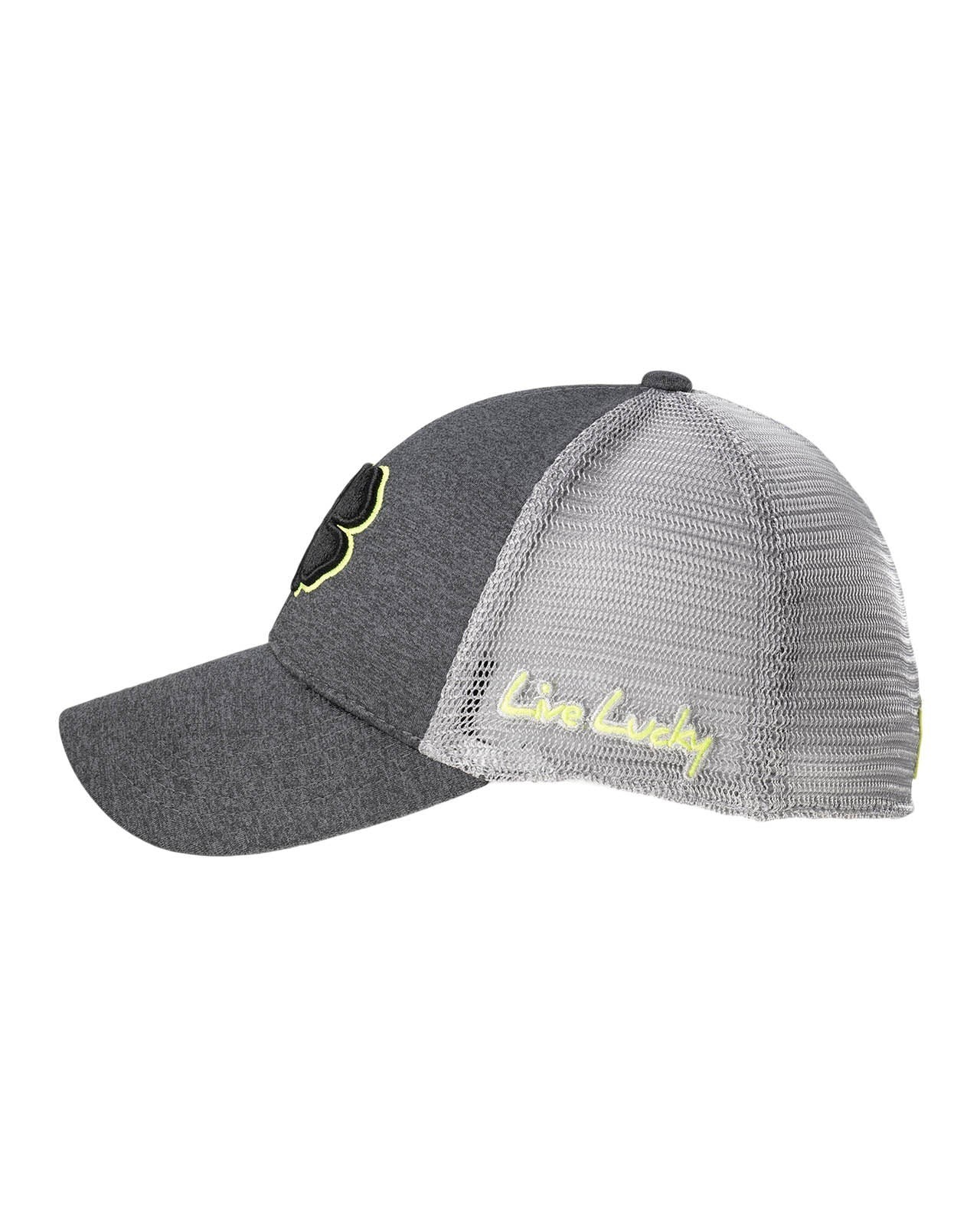 BLACK CLOVER Perfect Luck 8 Cap Hat NEW Fitted Heather Black