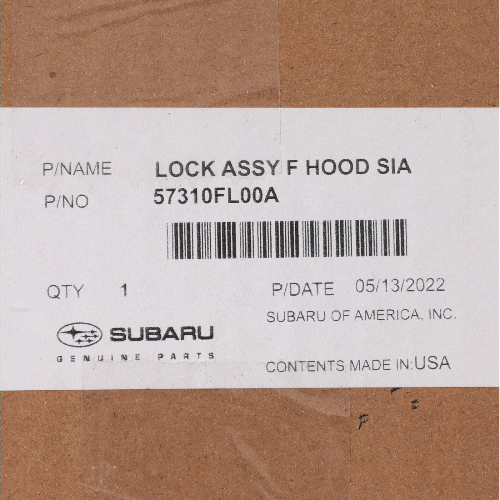 OEM NEW 2017-2018 Subaru Impreza Front Hood Lock Latch Assembly 57310FL00A