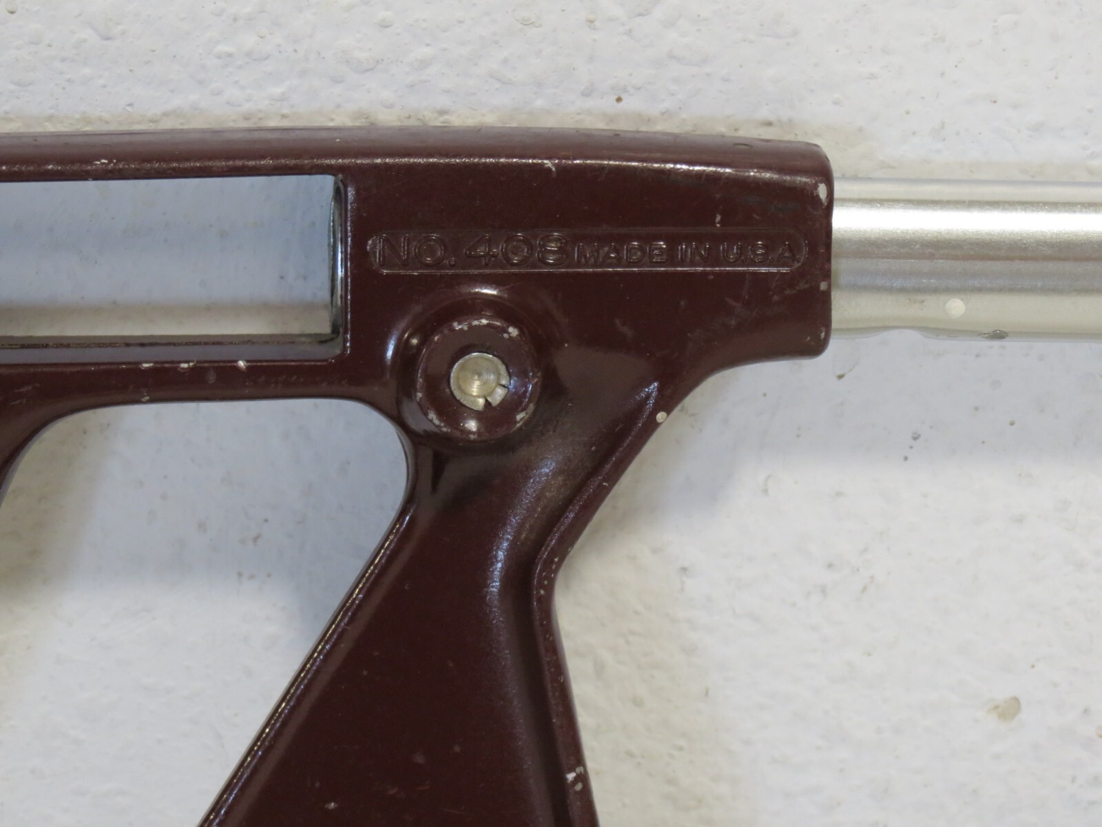 Vintage Stanley No. 408 Hacksaw Push Button Adjustment Nice Condition