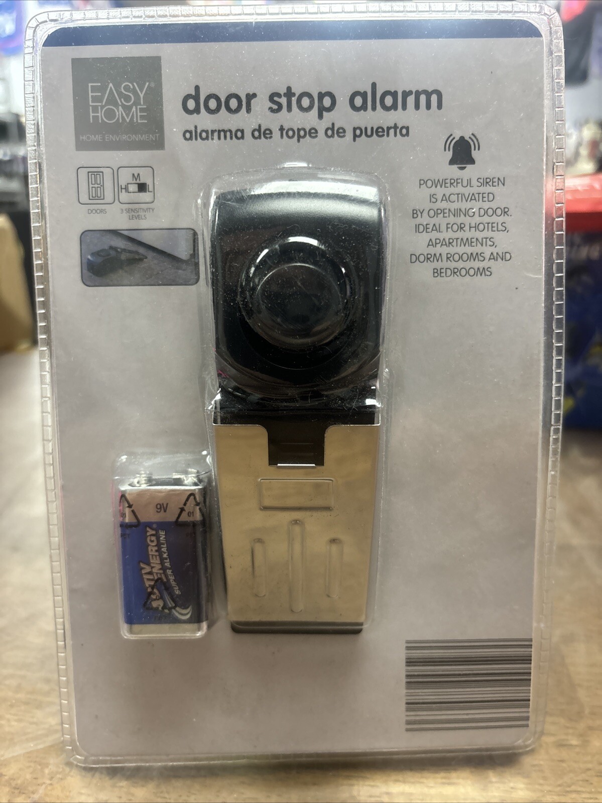 Easy Home Door Stop Alarm 807844 (B-15)
