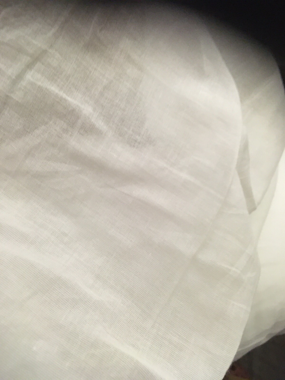 Per yard White Cotton Lawn Fine woven light weight Fabric 57"-58"