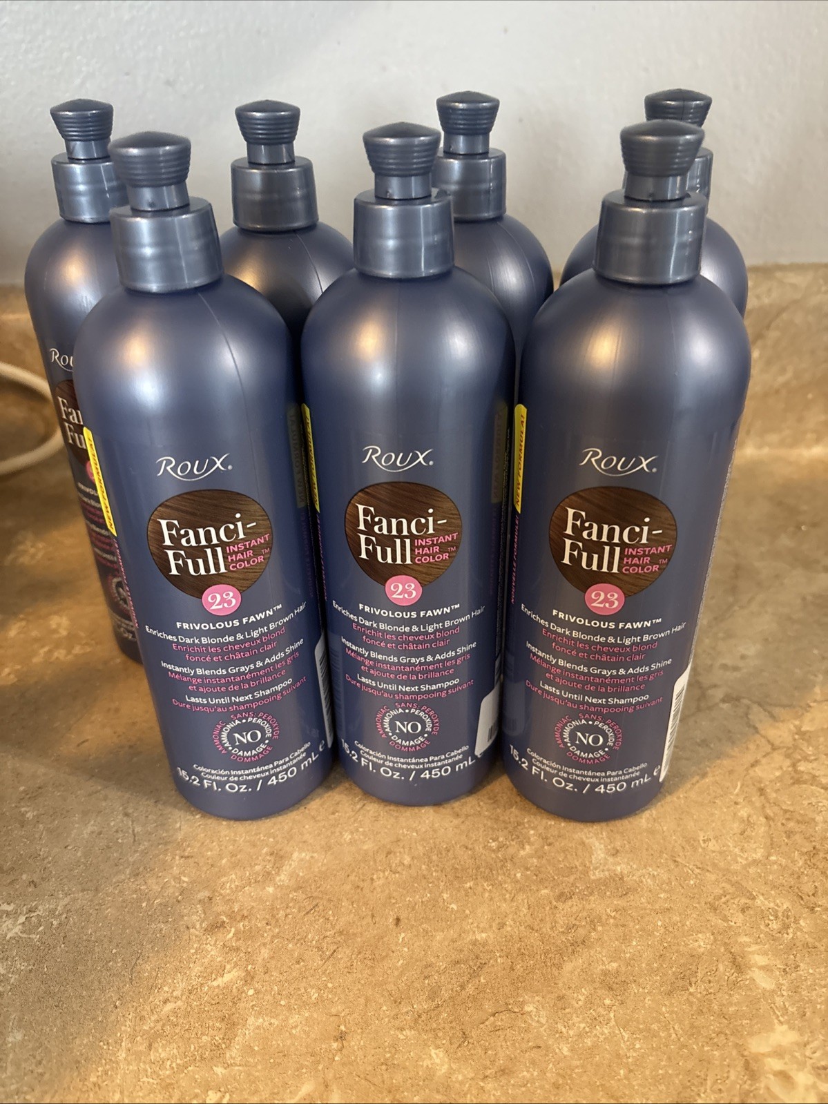 7x Roux, Fanci-Full Instant Hair Color Rinse, 23 Frivolous FawnTemporarily Evens