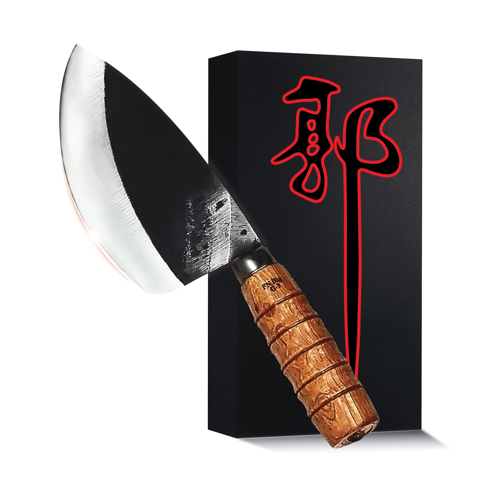 Jende Fn Big G-3 Small Fish Taiwan Tuna Butchering Knife Hand Forged Rc 60