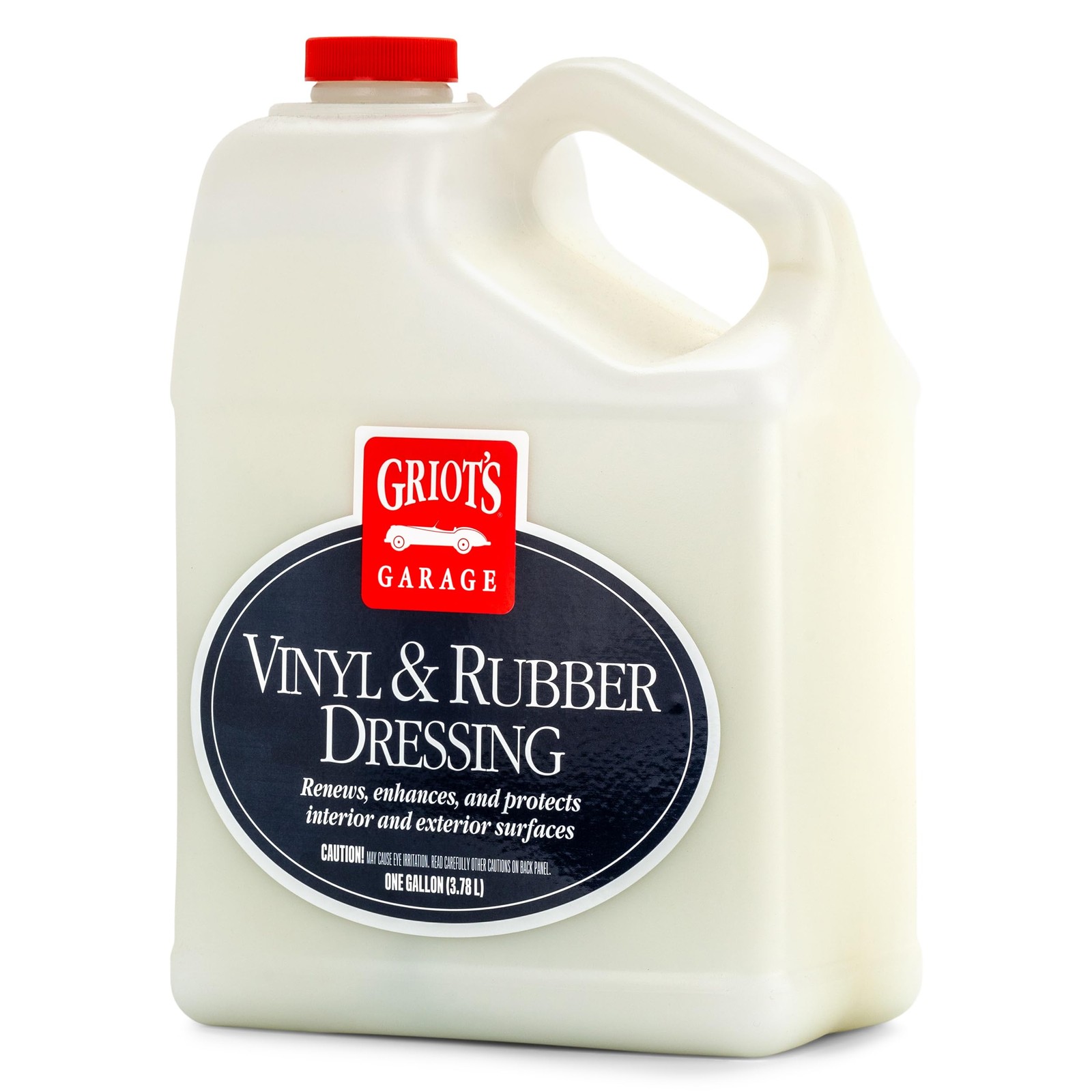 Griot's Garage Vinyl and Rubber Dressing for Car Detailing, Gallon, Standard