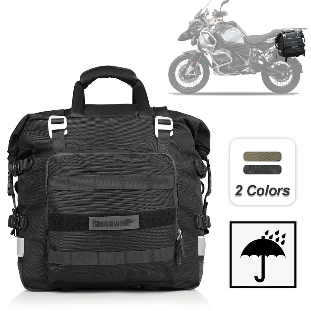 Rhinowalk Motorcycle Saddle bag 1Pc Universal Motorbike Waterproof Quick Release