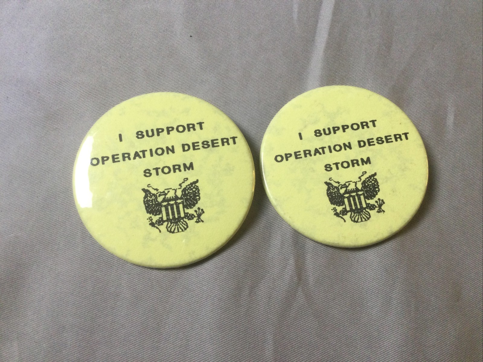 Desert Storm I Support Operation Desert Storm Great Seal United State Button￼￼s