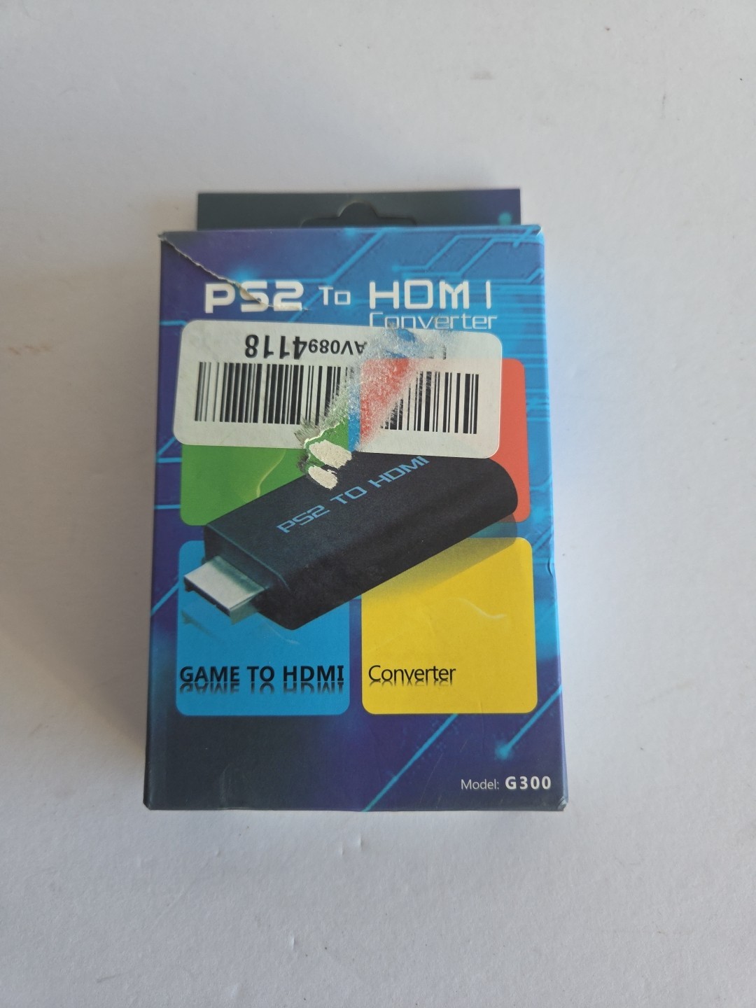 PS2 to HDMI Video Converter - G300 - USED CONDITION - Untested Free Returns
