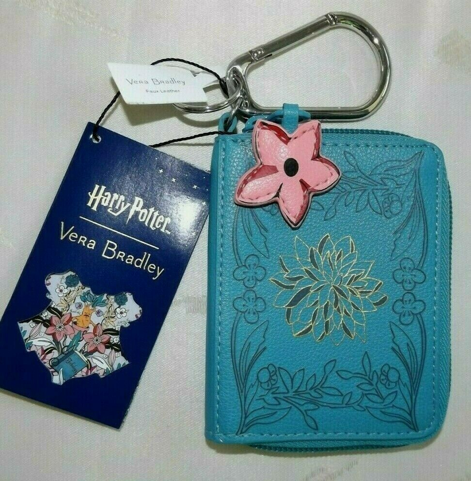 VERA BRADLEY Harry Potter Herbology Book Bag Charm - Credit Card Keychain - NWT