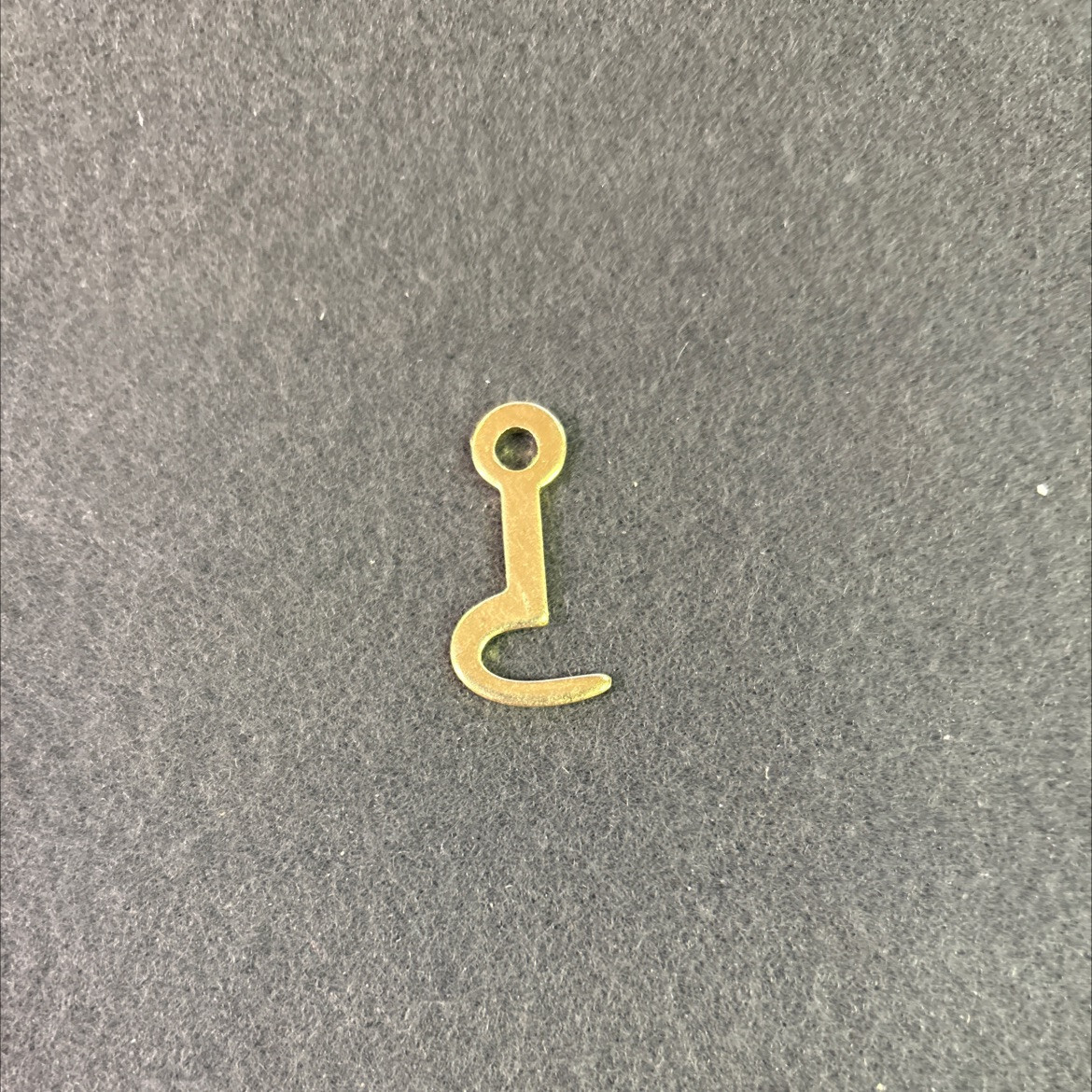 (5 Pack) 1-1/4 inch Brass Plated Steel Hook Catch