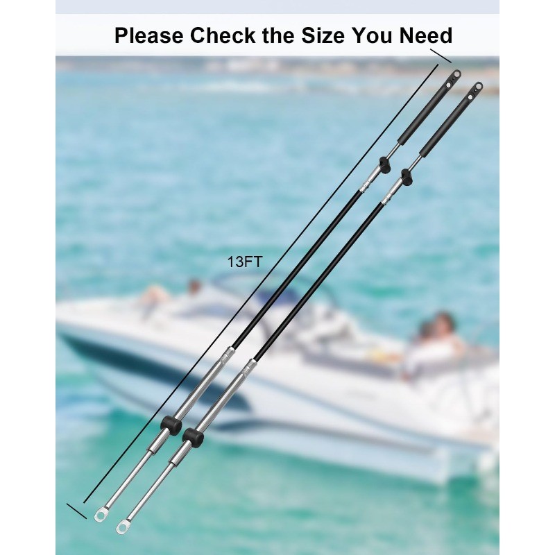 Outboard Engine Control Cables, Throttle and Shift Cables Fit for Mercury Mer