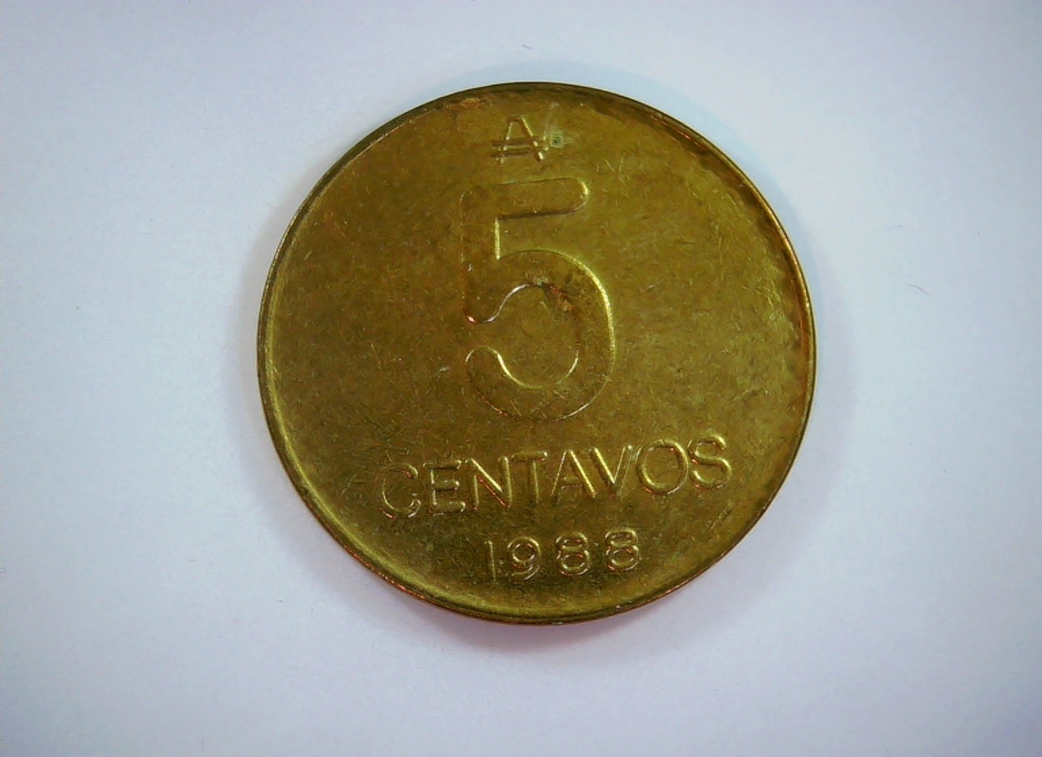 Argentina 1988 5 Centavos Argentina 5 Centavos (Fauna - capybara) Coin
