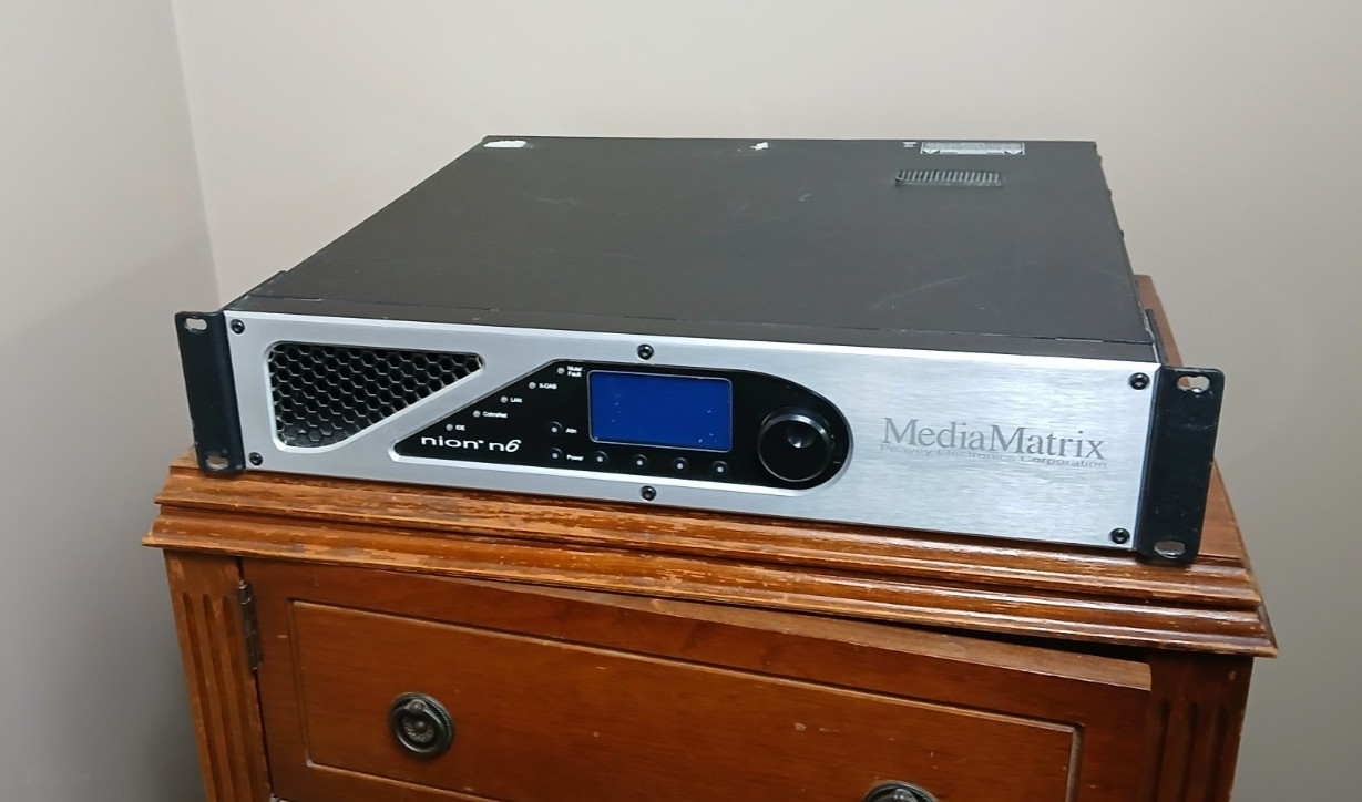 Peavey Media Matrix Nion nion n6 Programmable Digital Audio Processing Node