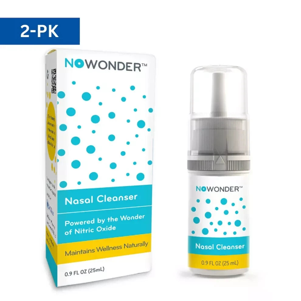 2-PACK NOWONDER SaNotize Nasal Spray Powered by Nitric Oxide