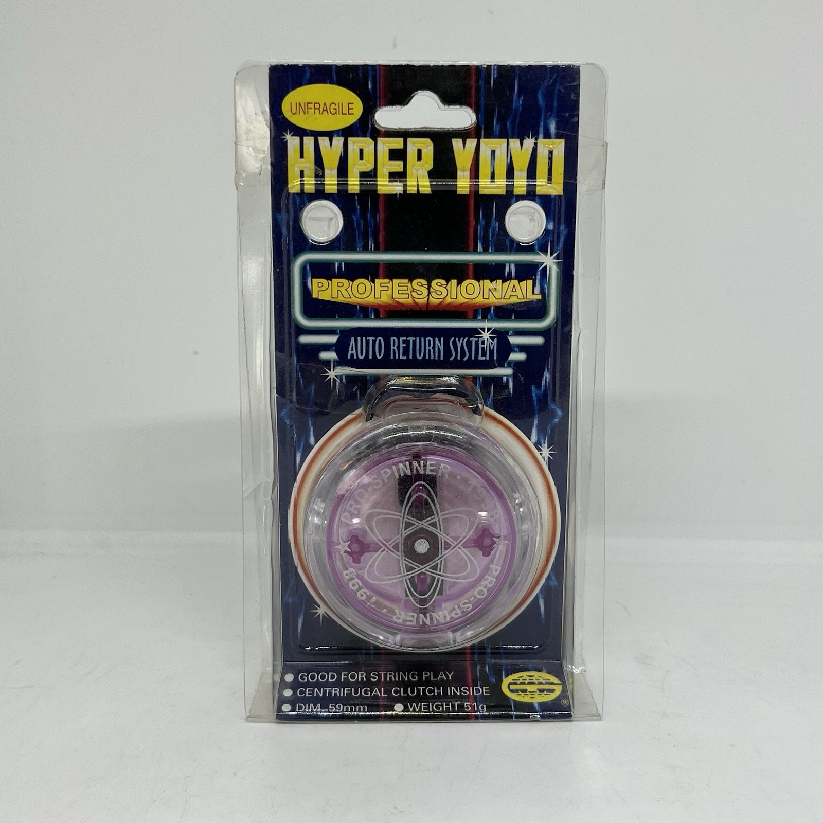 1998 Hyper Pro-Spinner Yo-Yo Professional Auto Return System Vintage still New