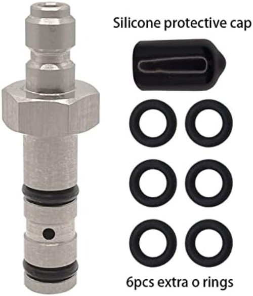 Quick Fill Air Tool Fitting - 9mm Charging Probe Adapter for Paintball Users