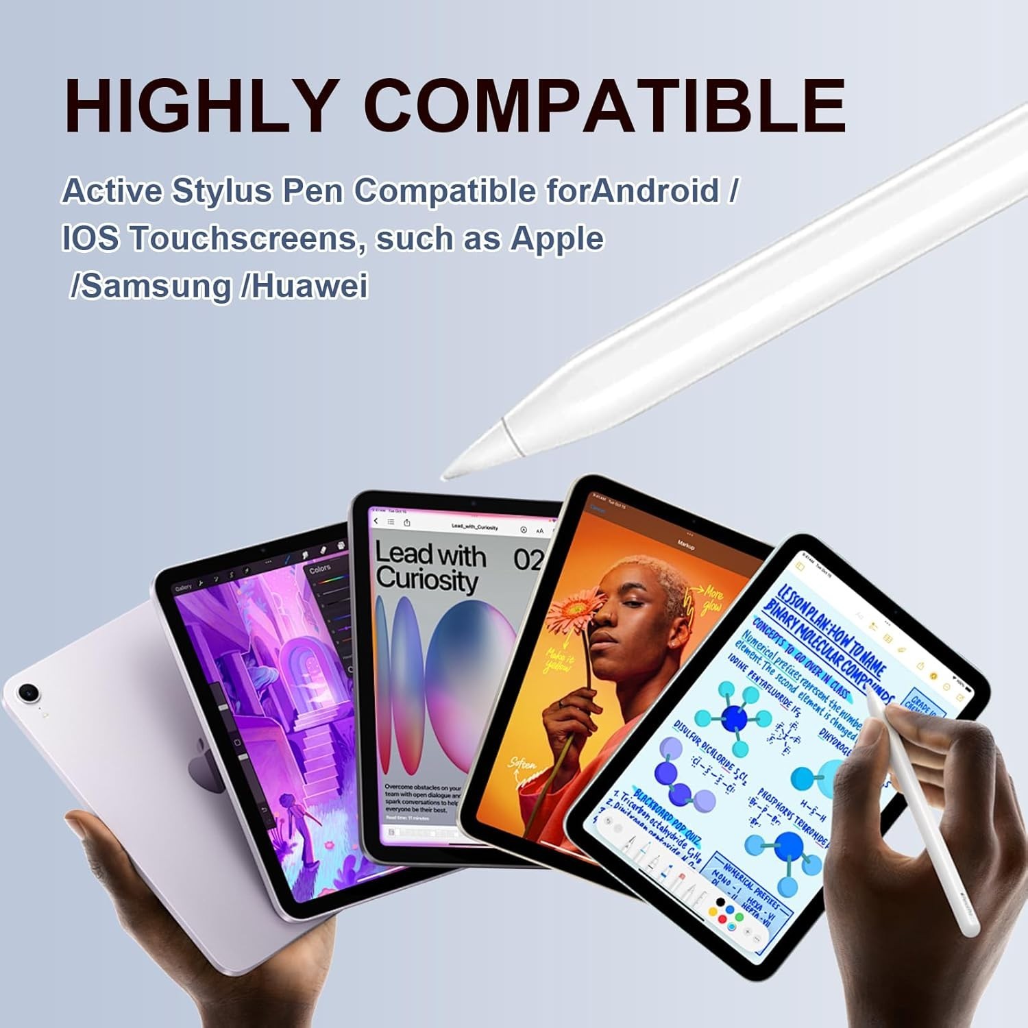 Stylus Pen Android for Samsung Galaxy Tab A9/A9Plus/A8/A8plus/A7/A7lite black