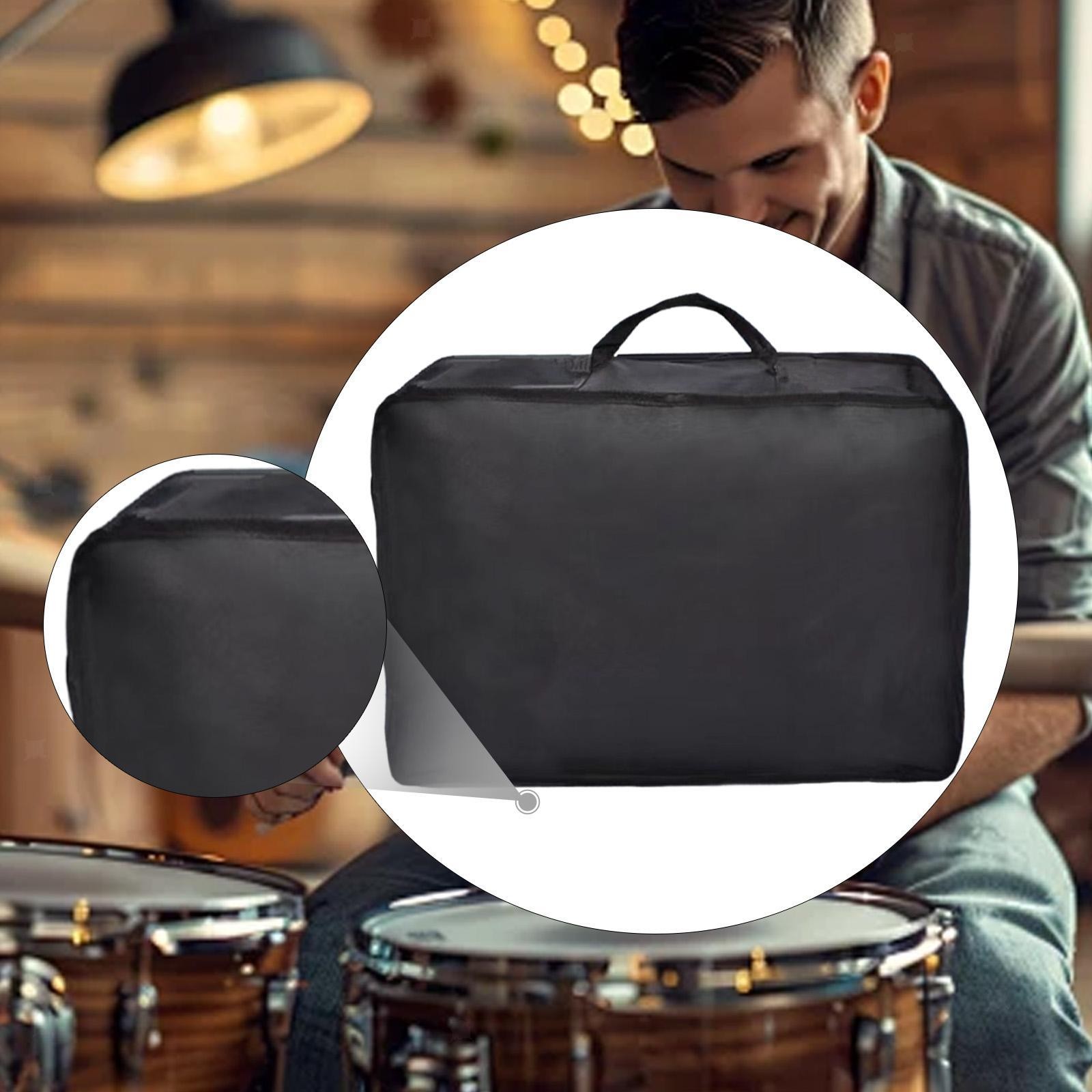 Double Bass Drum Pedal Bag Multifunctional Storage Case for Travel Musicians